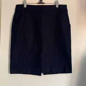 J Crew Navy Pencil Skirt
